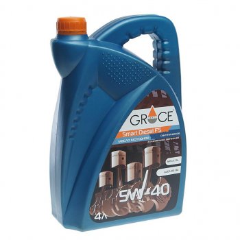 2 359 р. Масло дизельное Smart Diesel FS 5W40 синт.4л GRACE GRACE 4603728811901  с доставкой в г. Кемерово. Увеличить фотографию 1