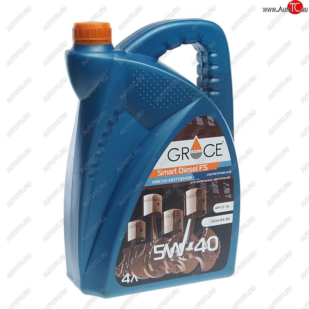 2 359 р. Масло дизельное Smart Diesel FS 5W40 синт.4л GRACE GRACE 4603728811901  с доставкой в г. Кемерово