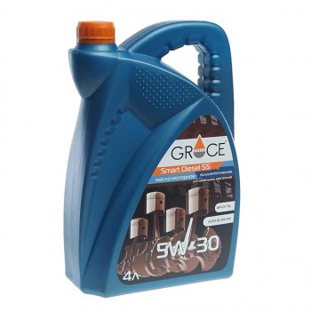 2 349 р. Масло дизельное Smart Diesel FS 5W30 синт.4л GRACE GRACE 4603728811949  с доставкой в г. Кемерово. Увеличить фотографию 1