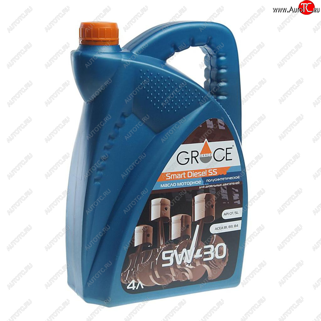 2 349 р. Масло дизельное Smart Diesel FS 5W30 синт.4л GRACE GRACE 4603728811949  с доставкой в г. Кемерово