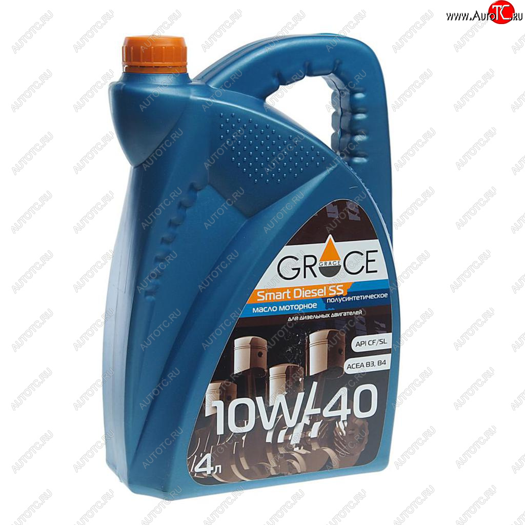 2 049 р. Масло дизельное Smart Diesel SS 10W40 псинт.4л GRACE GRACE 4603728811987  с доставкой в г. Кемерово