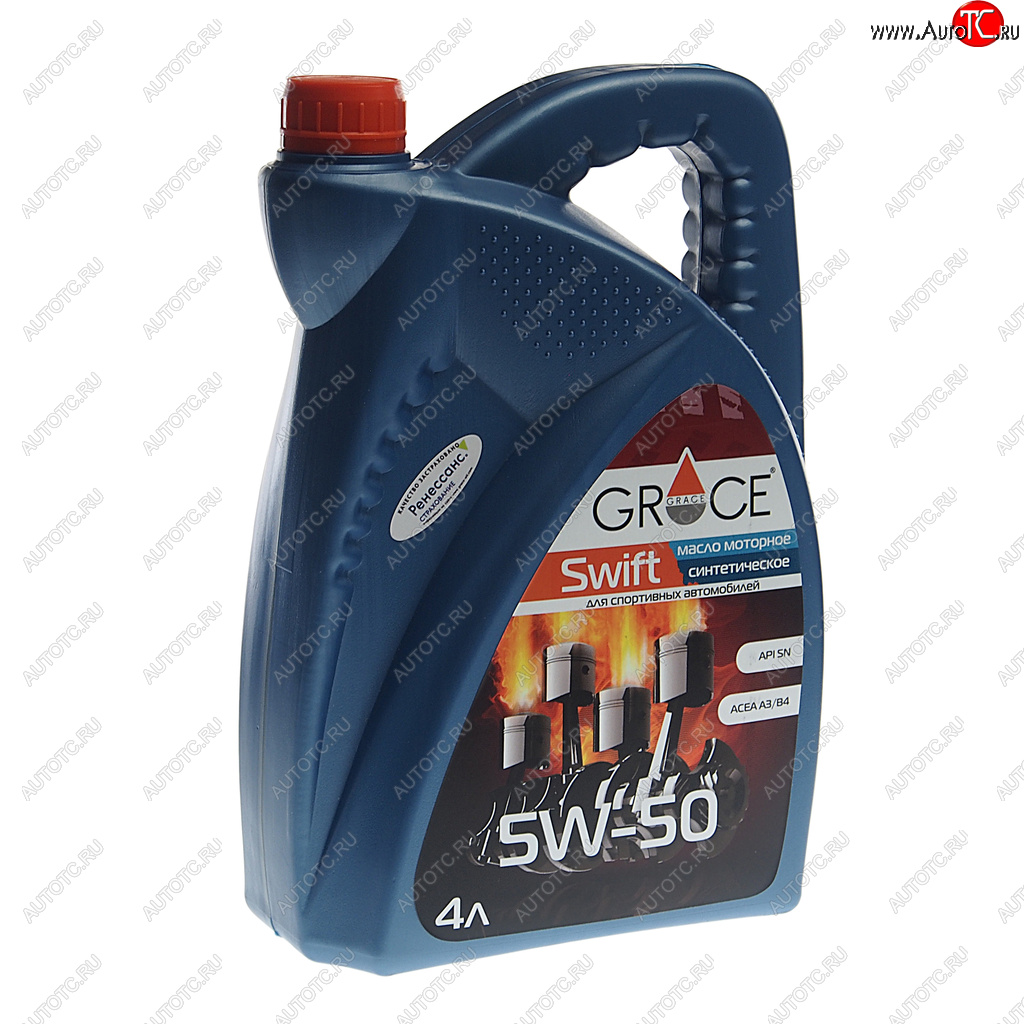 4 499 р. Масло моторное SWIFT 5W50 синт.4л GRACE GRACE 4603728812144  с доставкой в г. Кемерово