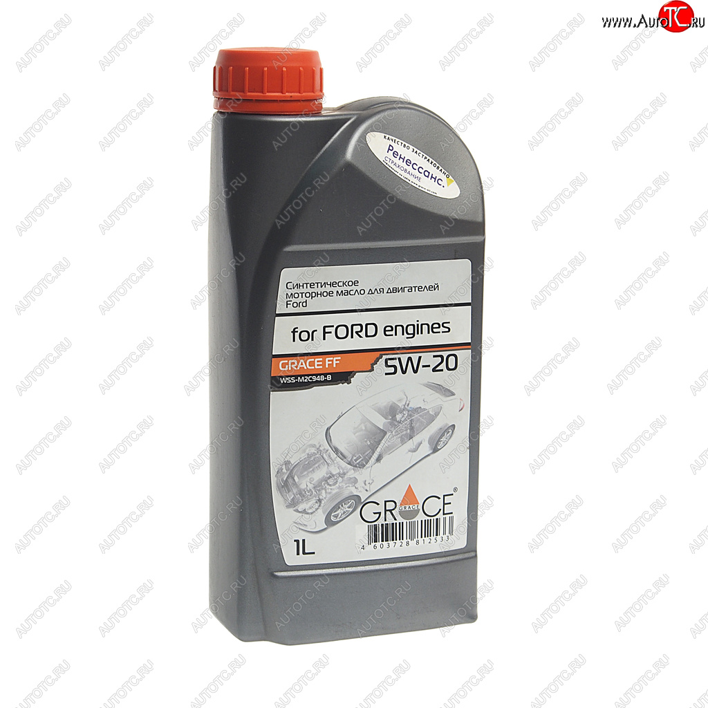 799 р. Масло моторное для FORD 5W20 синт.1л GRACE GRACE 4603728812533 GRACE 4603728812533  с доставкой в г. Кемерово