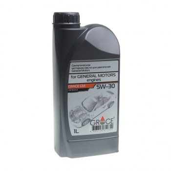 679 р. Масло моторное для GM Dexos2 5W30 синт.1л GRACE GRACE 4603728812854  с доставкой в г. Кемерово. Увеличить фотографию 1