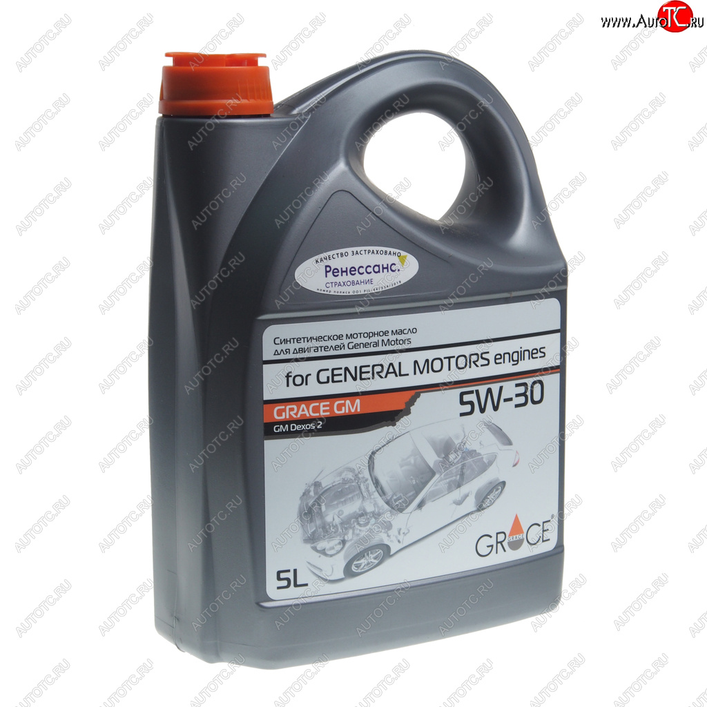 2 699 р. Масло моторное для GM Dexos2 5W30 синт.5л GRACE GRACE 4603728812861  с доставкой в г. Кемерово