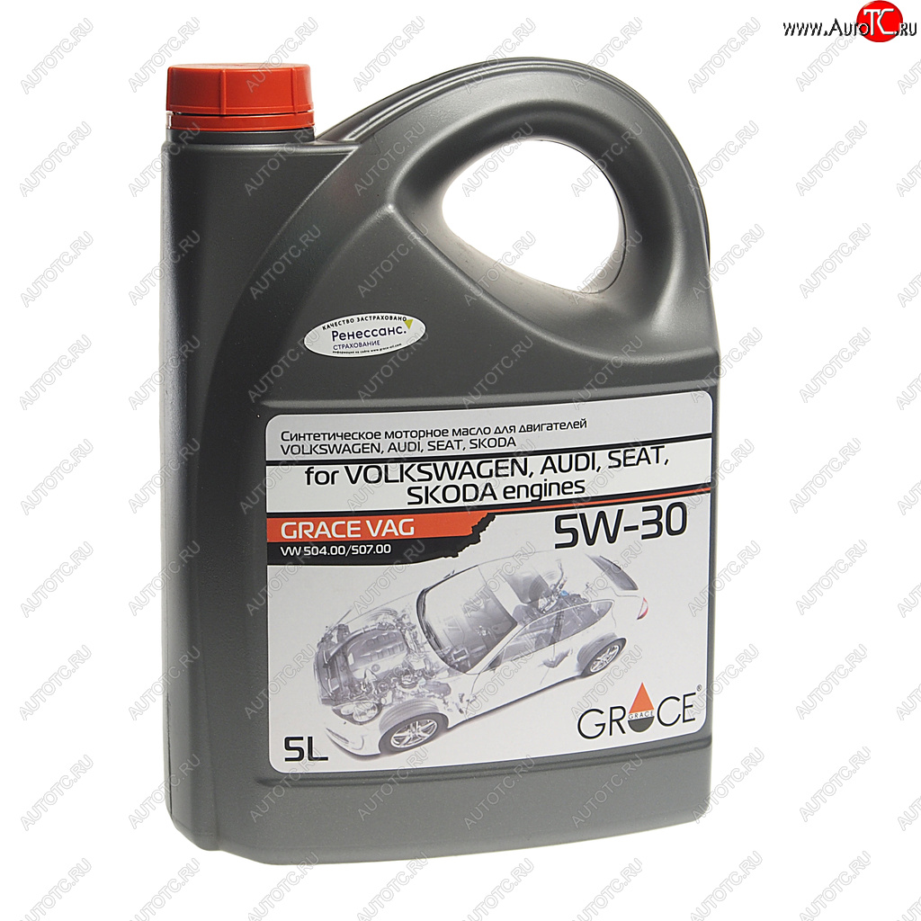3 599 р. Масло моторное для VAG 5W30 синт.5л GRACE GRACE 4603728812946  с доставкой в г. Кемерово