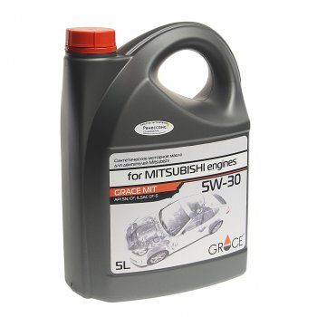 3 199 р. Масло моторное для MITSUBISHI 5W30 синт.5л GRACE GRACE 4603728813141 GRACE 4603728813141  с доставкой в г. Кемерово. Увеличить фотографию 1