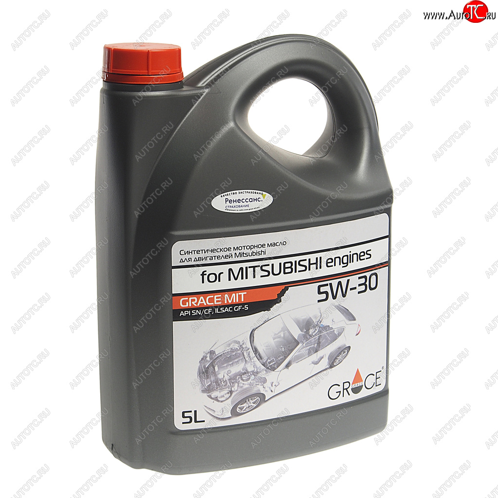 3 199 р. Масло моторное для MITSUBISHI 5W30 синт.5л GRACE GRACE 4603728813141 GRACE 4603728813141  с доставкой в г. Кемерово