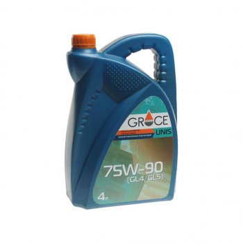 2 759 р. Масло трансмиссионное UNIS GL-45 75W90 псинт.4л GRACE GRACE 4603728814261  с доставкой в г. Кемерово. Увеличить фотографию 1