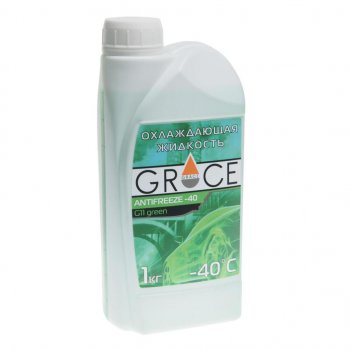 264 р. Антифриз зеленый -40C 1кг G11 GRACE GRACE 4603728817484  с доставкой в г. Кемерово. Увеличить фотографию 1