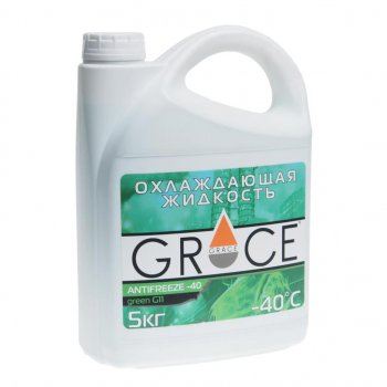 1 379 р. Антифриз зеленый -40C 5кг G11 GRACE GRACE 4603728817491  с доставкой в г. Кемерово. Увеличить фотографию 1