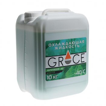 2 349 р. Антифриз зеленый -40C 10кг G11 GRACE GRACE 4603728817507  с доставкой в г. Кемерово. Увеличить фотографию 1