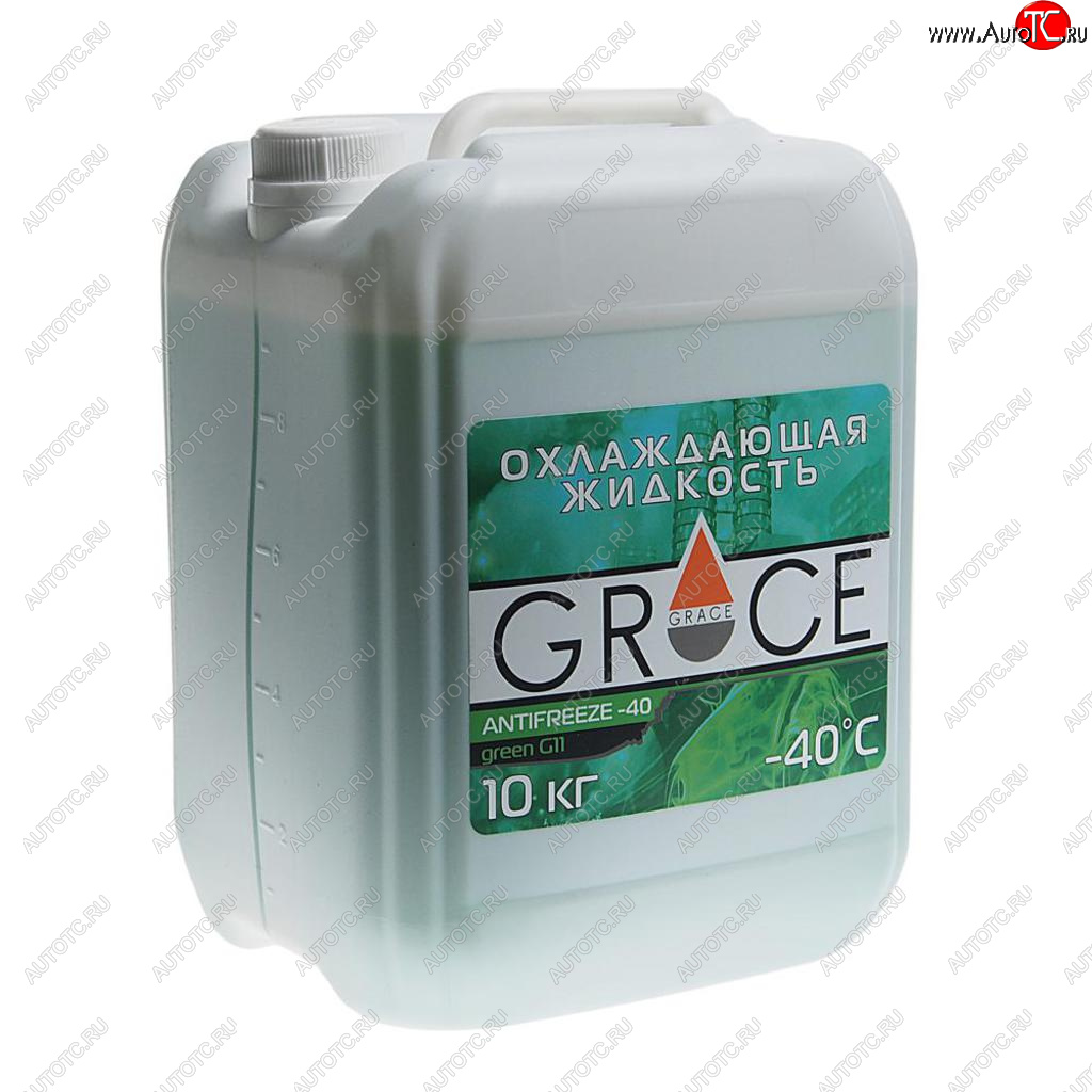 2 349 р. Антифриз зеленый -40C 10кг G11 GRACE GRACE 4603728817507  с доставкой в г. Кемерово