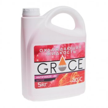 1 329 р. Антифриз красный -40C 5кг G12 GRACE GRACE 4603728817545  с доставкой в г. Кемерово. Увеличить фотографию 1