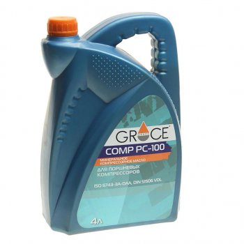 1 569 р. Масло компрессорное PC-100 4л GRACE GRACE 4603728817705  с доставкой в г. Кемерово. Увеличить фотографию 1