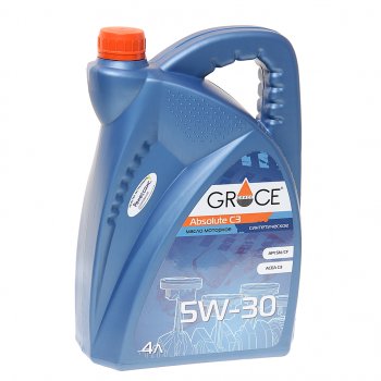 2 599 р. Масло моторное ABSOIUTE C3 5W30 синт.4л GRACE GRACE 4603728818306  с доставкой в г. Кемерово. Увеличить фотографию 1