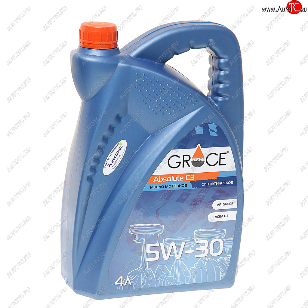 2 599 р. Масло моторное ABSOIUTE C3 5W30 синт.4л GRACE GRACE 4603728818306  с доставкой в г. Кемерово