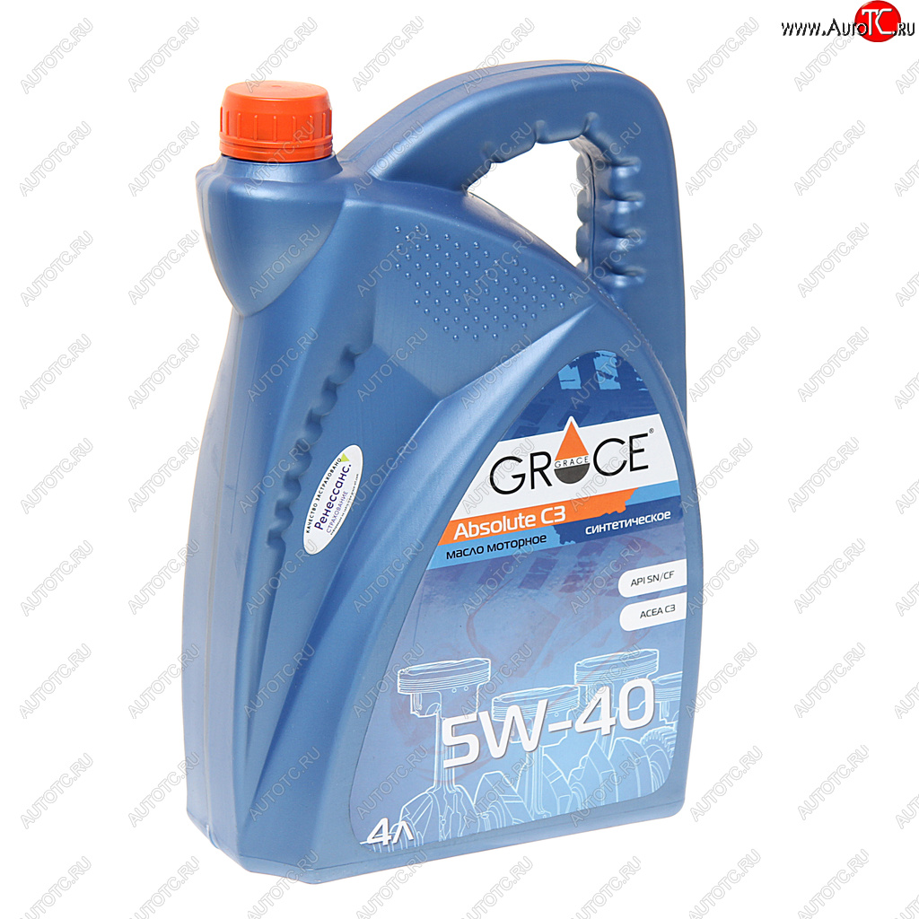 2 599 р. Масло моторное ABSOIUTE C3 5W40 синт.4л GRACE GRACE 4603728818344  с доставкой в г. Кемерово