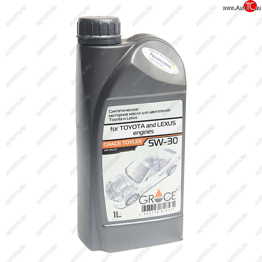 999 р. Масло моторное для TOYOTA LEXUS Toylex 5W30 синт.1л GRACE GRACE 4603728818535 GRACE 4603728818535  с доставкой в г. Кемерово