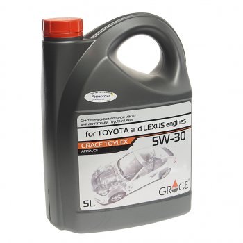 3 099 р. Масло моторное для TOYOTA LEXUS Toylex 5W30 синт.5л GRACE GRACE 4603728818542 GRACE 4603728818542  с доставкой в г. Кемерово. Увеличить фотографию 1