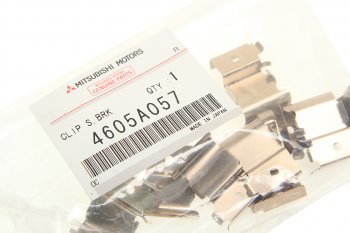 959 р. Ремкомплект MITSUBISHI Pajero (99-06) колодок тормозных передних (скобы) OE MITSUBISHI 4605a057  с доставкой в г. Кемерово. Увеличить фотографию 2