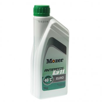206 р. Антифриз зеленый Euro -40C 1кг G11 MOZER MOZER 4606475  с доставкой в г. Кемерово. Увеличить фотографию 1