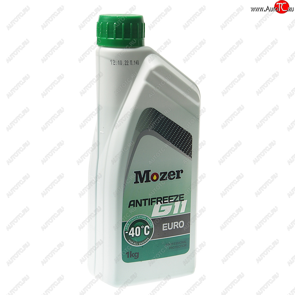 206 р. Антифриз зеленый Euro -40C 1кг G11 MOZER MOZER 4606475  с доставкой в г. Кемерово