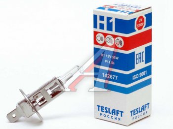 76 р. Лампа 12V H1 55W P14.5s 1550лм Стандарт TESLAFT (Россия) TESLAFT 4631111142677 TESLAFT 4631111142677  с доставкой в г. Кемерово. Увеличить фотографию 1