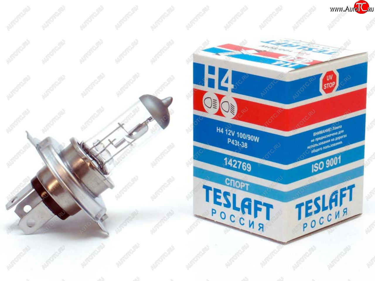 194 р. Лампа 12V H4 10090W P43t-38 29001700лм Спорт TESLAFT (Россия) TESLAFT 4631111142769  с доставкой в г. Кемерово