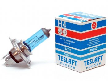 319 р. Лампа 12V H4 10090W P43t-38 39003850К 21001000лм Super White TESLAFT (Россия) TESLAFT 4631111142776  с доставкой в г. Кемерово. Увеличить фотографию 1