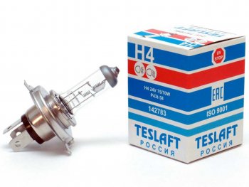 206 р. Лампа 24V H4 7570W P43t-38 19001200лм Стандарт TESLAFT (Россия) TESLAFT 4631111142783  с доставкой в г. Кемерово. Увеличить фотографию 1