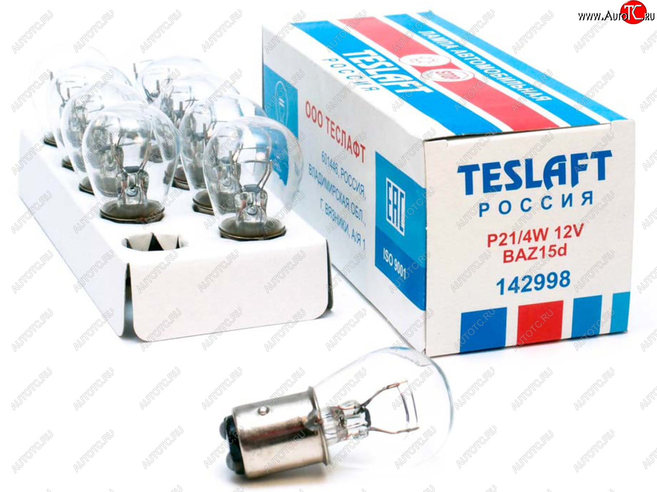 31 р. Лампа 12V P214W BAZ15d 44015лм Стандарт TESLAFT (Россия) TESLAFT 4631111142998  с доставкой в г. Кемерово