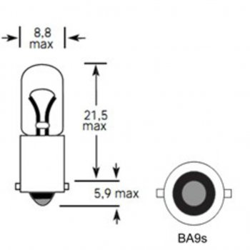 32 р. Лампа 24V T4W BA9s 35лм Стандарт TESLAFT (Россия) TESLAFT 4631111143049  с доставкой в г. Кемерово. Увеличить фотографию 4