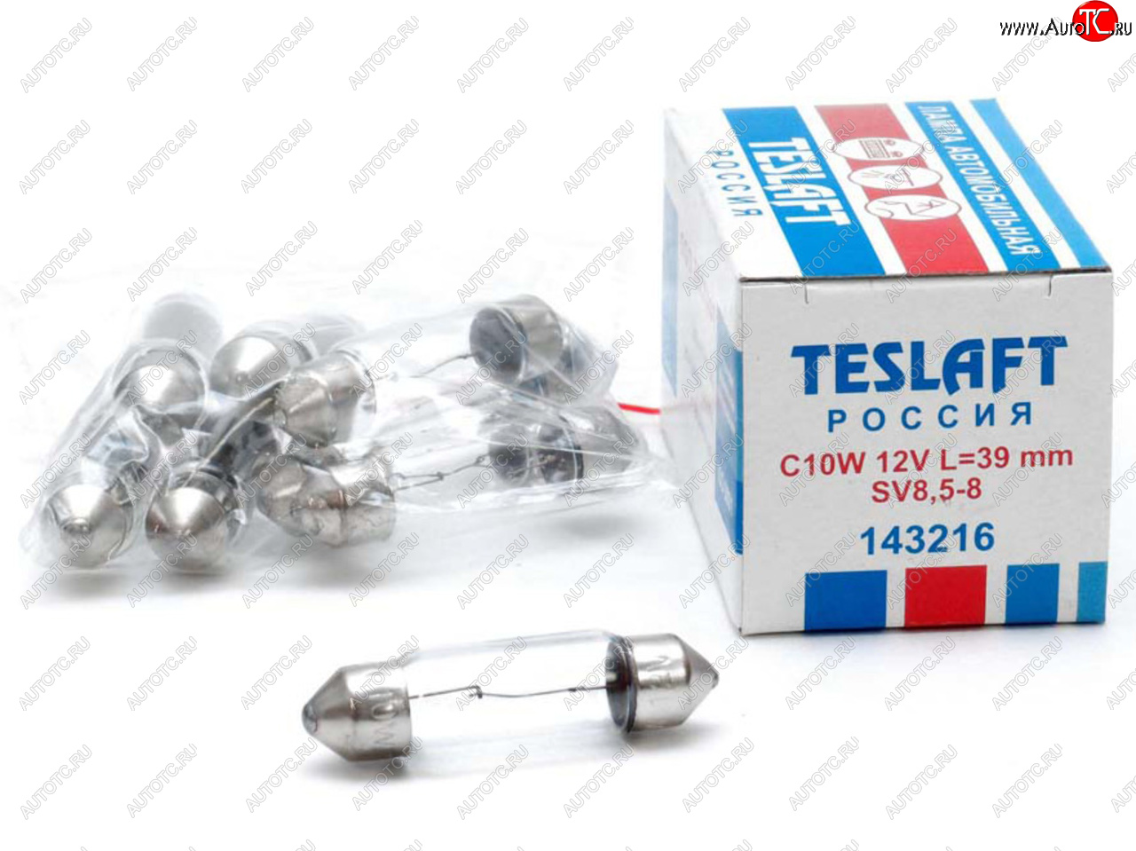 36 р. Лампа 12V C10W SV8.5-8 39мм 110лм TESLAFT (Россия) TESLAFT 4631111143216 TESLAFT 4631111143216  с доставкой в г. Кемерово