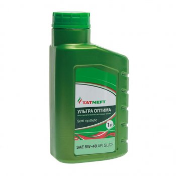 559 р. Масло моторное Ультра-Оптима API SLCF 5W40 псинт.1л ТАТНЕФТЬ ТАТНЕФТЬ 4650229680598  с доставкой в г. Кемерово. Увеличить фотографию 1