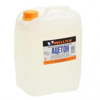 1 289 р. Растворитель АЦЕТОН 5л WELLTEX WELLTEX 4670007990077  с доставкой в г. Кемерово. Увеличить фотографию 1