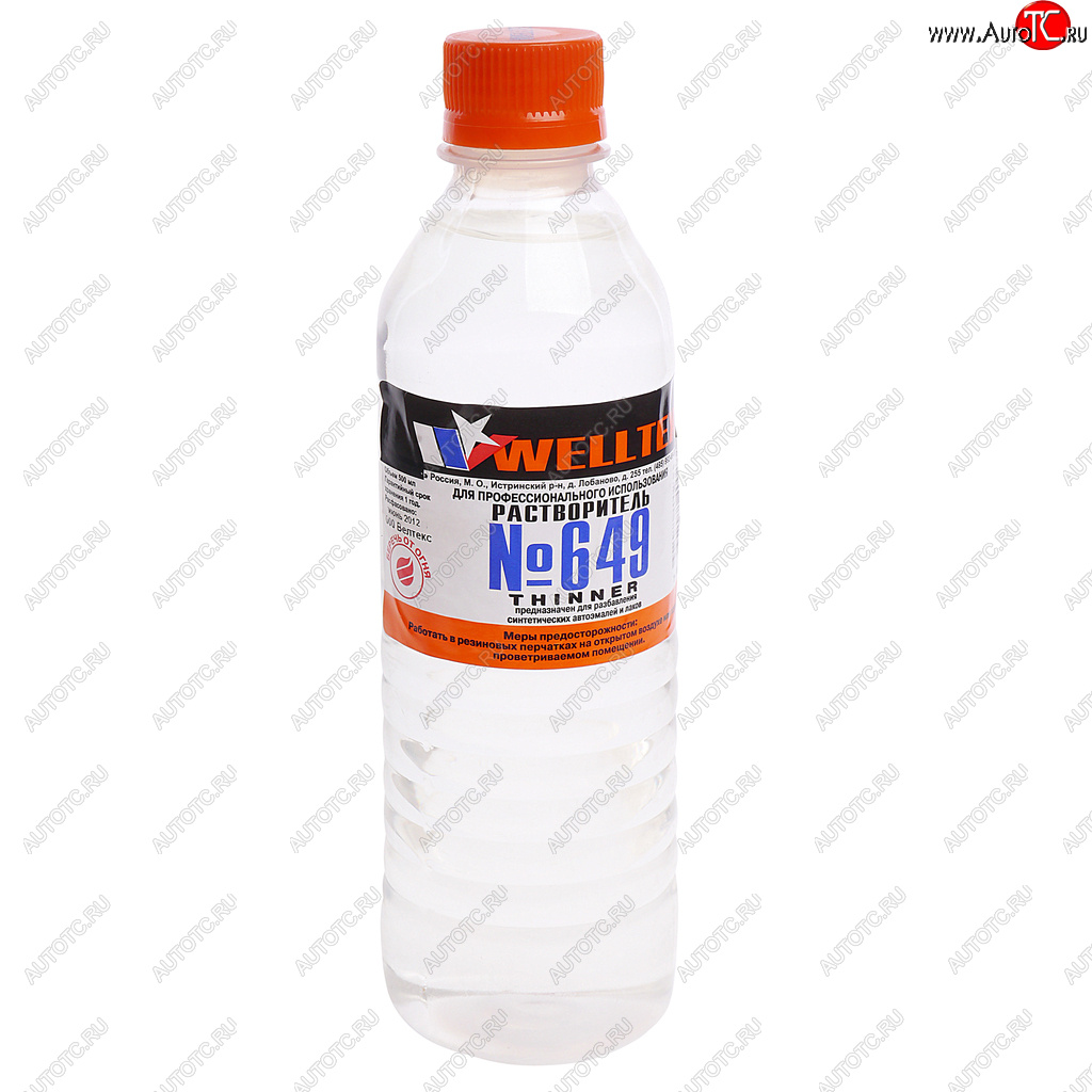 135 р. Растворитель 649 0.5л WELLTEX WELLTEX 4670007990350  с доставкой в г. Кемерово