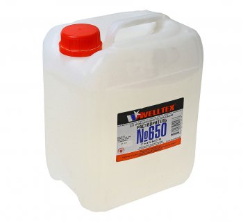 949 р. Растворитель 650 5л WELLTEX WELLTEX 4670007990473  с доставкой в г. Кемерово. Увеличить фотографию 1