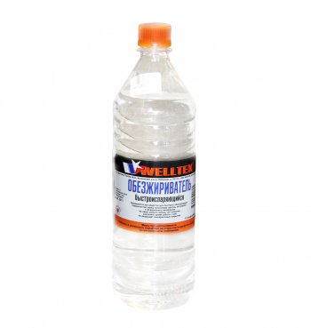319 р. Обезжириватель быстроиспаряющийся 1л WELLTEX WELLTEX 4670007990695  с доставкой в г. Кемерово. Увеличить фотографию 1