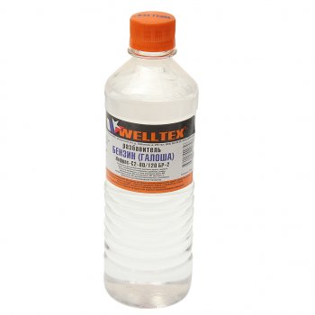 175 р. Бензин ГАЛОША 0.5л Нефрас-с 80120 (БР-2) WELLTEX WELLTEX 4670007990756  с доставкой в г. Кемерово. Увеличить фотографию 1