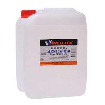 1 299 р. Бензин ГАЛОША 5л Нефрас-с 80120 (БР-2) WELLTEX WELLTEX 4670007990794  с доставкой в г. Кемерово. Увеличить фотографию 1
