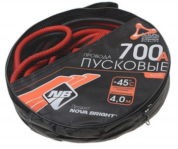 1 299 р. Провода для прикуривания 700А 4.0м Fusion NOVA BRIGHT NOVA BRIGHT 46779  с доставкой в г. Кемерово. Увеличить фотографию 2