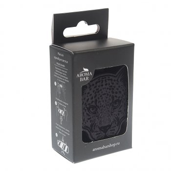 273 р. Подвеска ароматная «Леопард» в крафтовой упаковке черная AROMA BAR AROMA BAR 4678597202372 (leopardblackset)  с доставкой в г. Кемерово. Увеличить фотографию 3