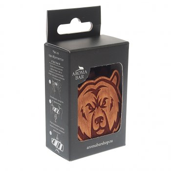 276 р. Подвеска ароматная «Медведь» в крафтовой упаковке коричневая AROMA BAR AROMA BAR 4678597202556 (bearbrownset)  с доставкой в г. Кемерово. Увеличить фотографию 2