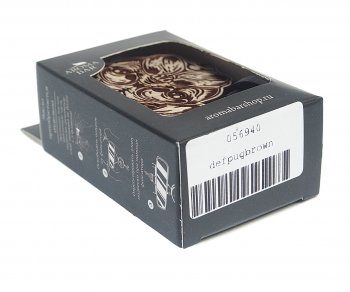 276 р. Подвеска ароматная на дефлектор на магните Мопс коричнево-белая AROMA BAR AROMA BAR 4678597209791 (defpugbrownwh)  с доставкой в г. Кемерово. Увеличить фотографию 3