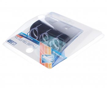 499 р. Разветвитель прикуривателя 3-х гнездовой 12-24V 2USB черный NOVA BRIGHT NOVA BRIGHT 46902  с доставкой в г. Кемерово. Увеличить фотографию 2