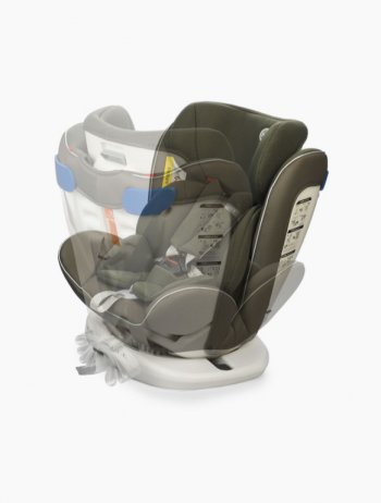 14 849 р. Автокресло детское 0-36кг (0+I-ll-IlI) 0-12лет dark green UNIX Isofix HAPPY BABY HAPPY BABY 4690624035449  с доставкой в г. Кемерово. Увеличить фотографию 8