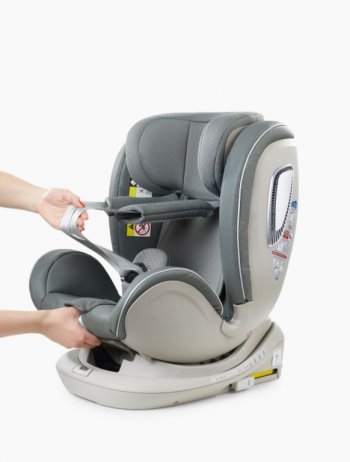 18 499 р. Автокресло детское 0-36кг (0+I-ll-IlI) 0-12лет dark green I-UNIX Isofix с боков.доп.защит.HAPPY BABY HAPPY BABY 4690624042225  с доставкой в г. Кемерово. Увеличить фотографию 14