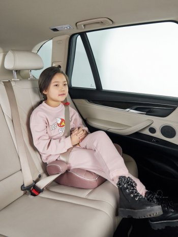 2 769 р. Подушка авт.детская БУСТЕР 15-36кг (II-III) 6-12лет desert pink Rider HAPPY BABY HAPPY BABY 4690624062438  с доставкой в г. Кемерово. Увеличить фотографию 6