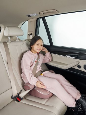 2 769 р. Подушка авт.детская БУСТЕР 15-36кг (II-III) 6-12лет desert pink Rider HAPPY BABY HAPPY BABY 4690624062438  с доставкой в г. Кемерово. Увеличить фотографию 8